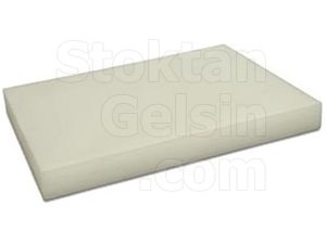 Beyaz Renk Kesim Tablası Plastik 40x60x4cm