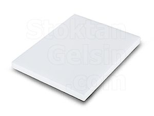 Kesim Tablası Plastik Beyaz 25x40x2cm