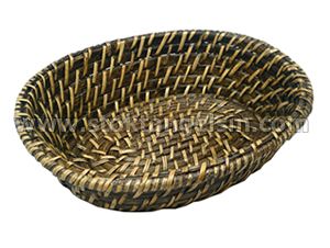 Küçük Boy Ekmek Sepeti Oval 18x21 cm 48li Paket