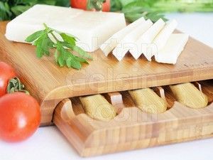 ekmeceli Peynir Bak Seti Bambu Ahap